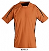 Camiseta Futbol Maracana 2 Kids Ssl Sols - Color Naranja/Negro